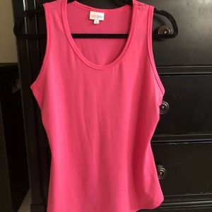 Hot pink Lula Roe tank top size M